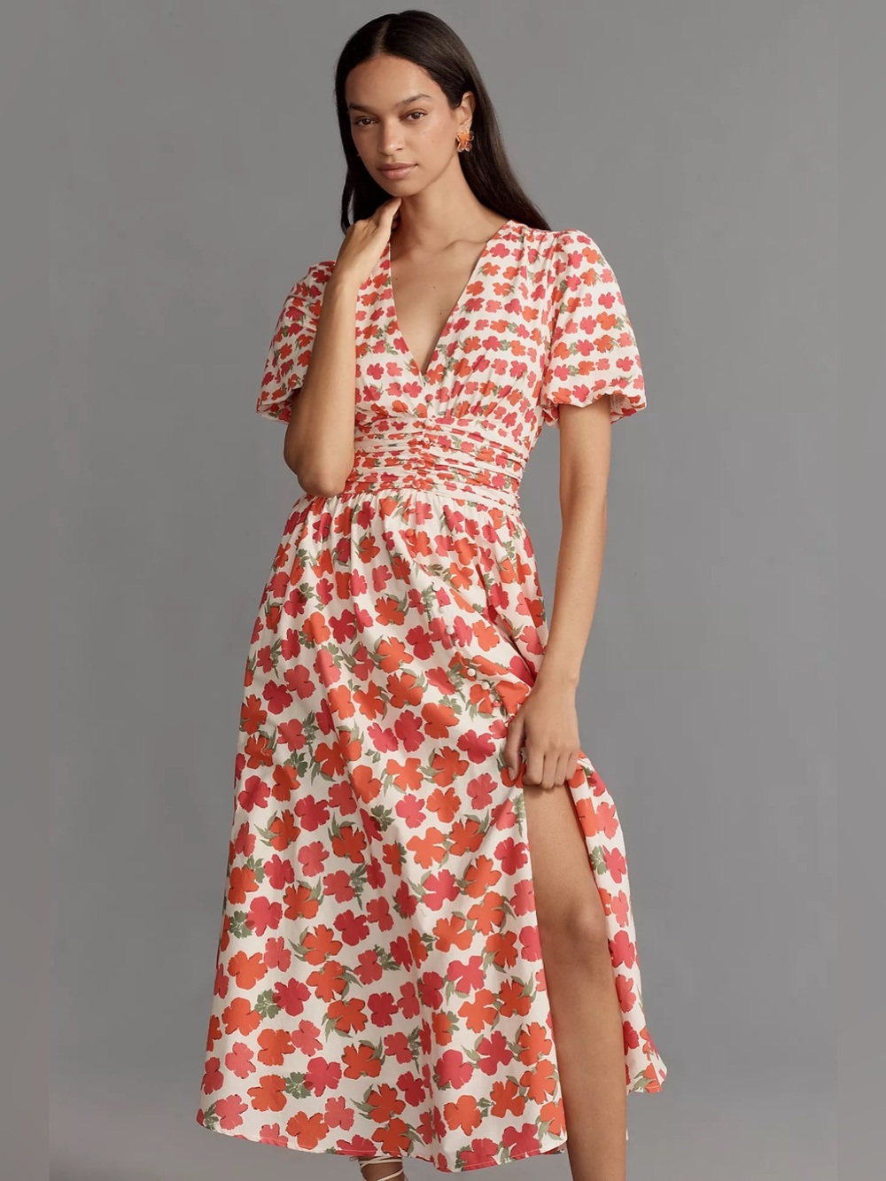 New Anthropologie Katerina Button-Front Dress Size M